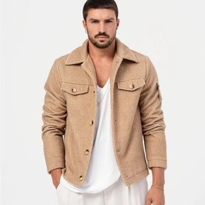 SALE! NOHOW Men's ADRIAN JACKET IN CAMEL #Stylish #comfort
